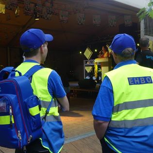 EHBO in actie op een evenement